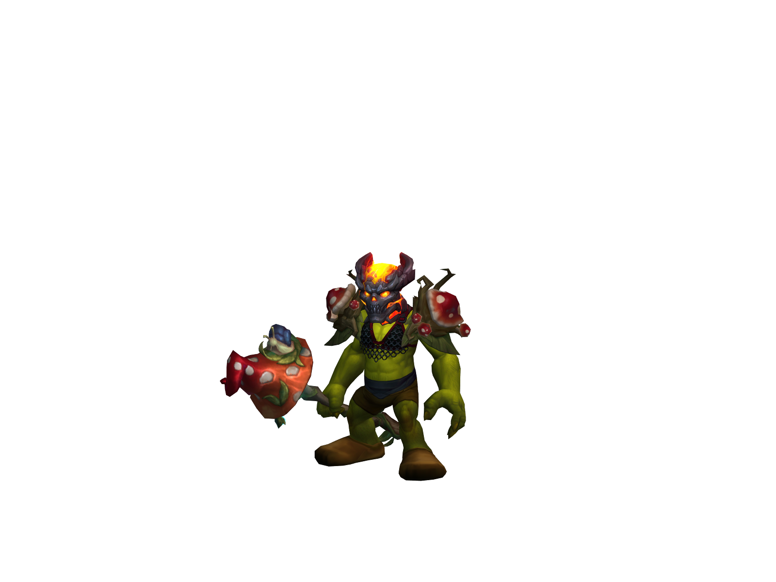 Grinek 3D character render