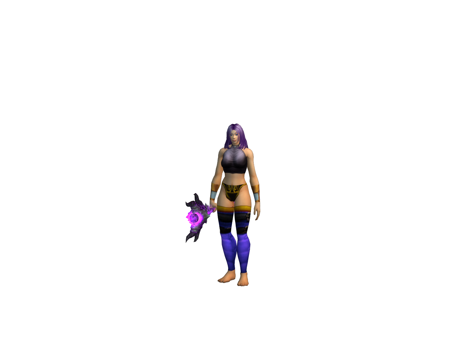 Moredotsir 3D character render