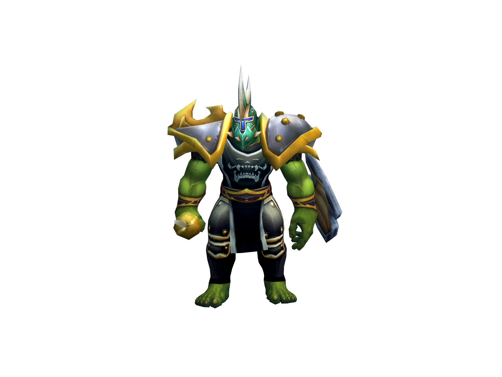 Barbarosa 3D character render