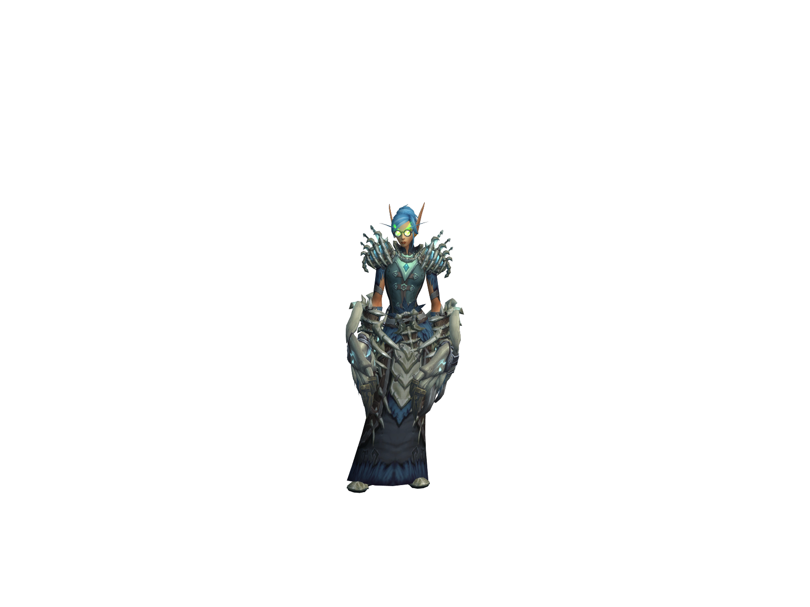 Green 3D character render
