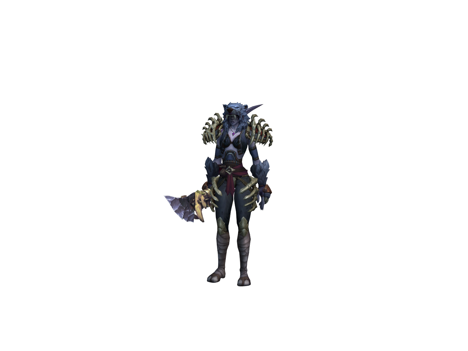 Arnwen 3D character render
