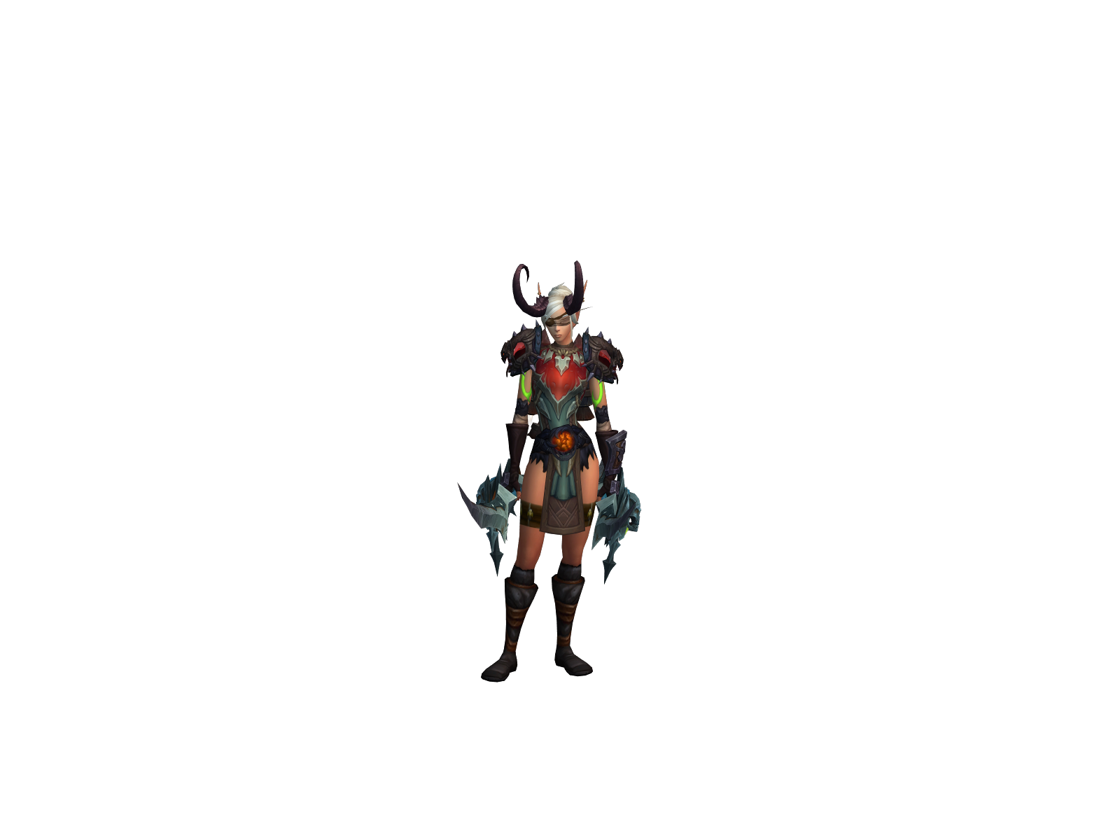 Meowdekaiser 3D character render