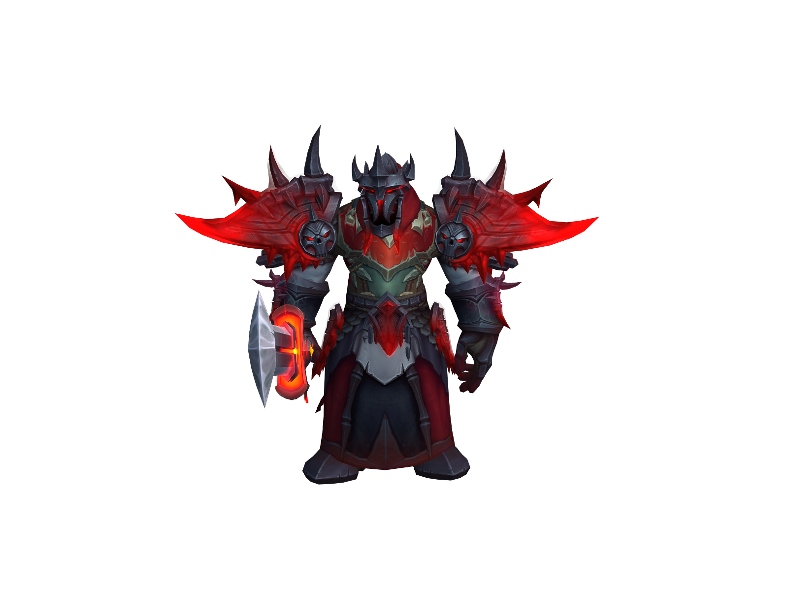 Dumbknight 3D character render