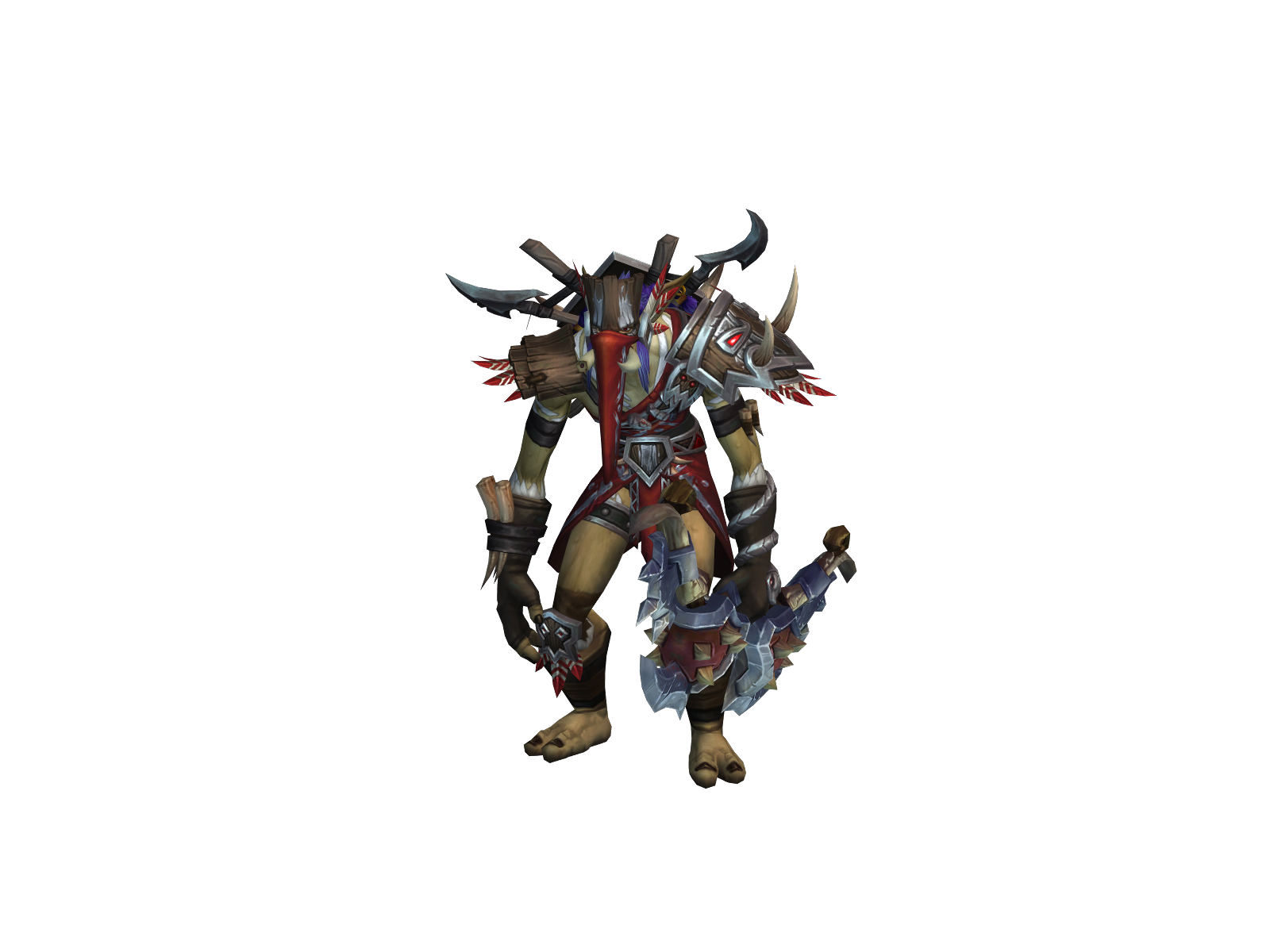 Flozha 3D character render