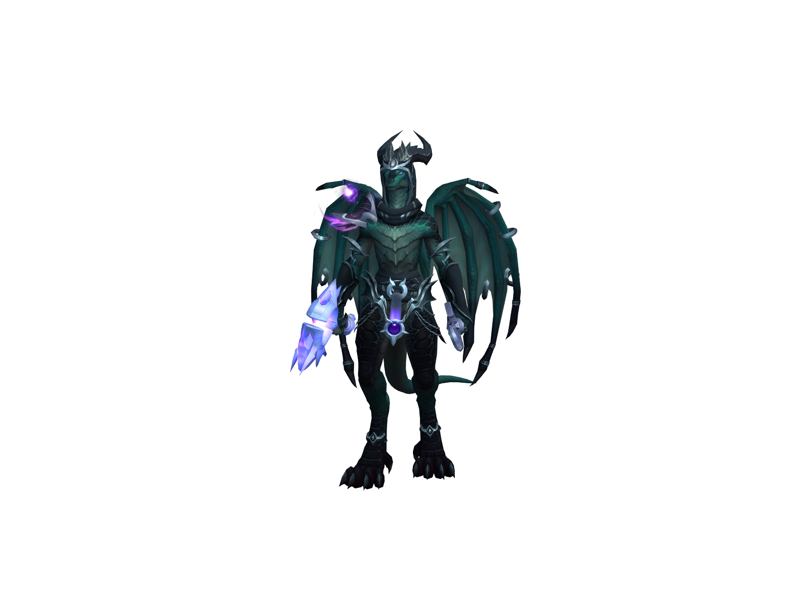 Chrysoprasus 3D character render