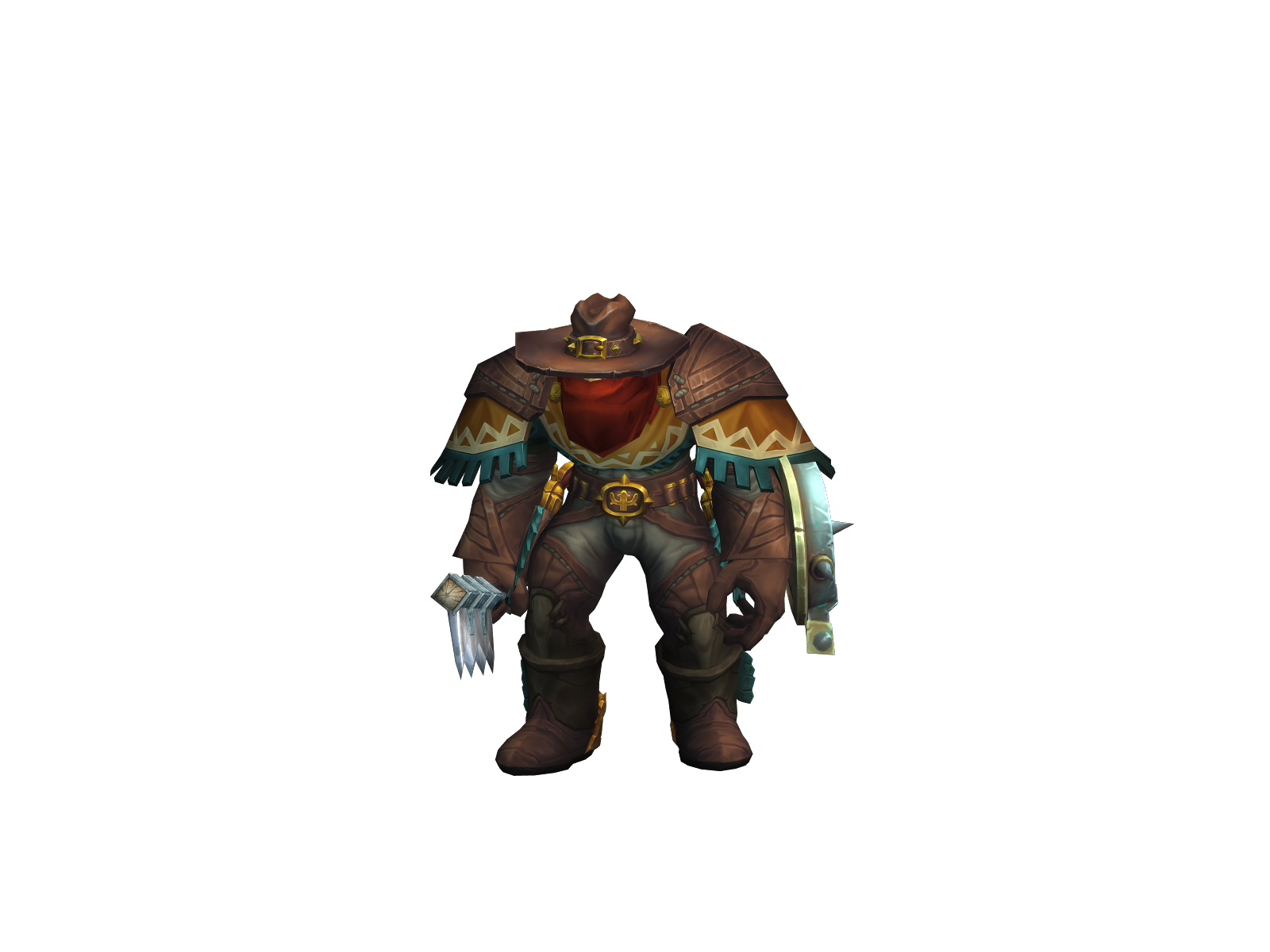 Bufftotems 3D character render