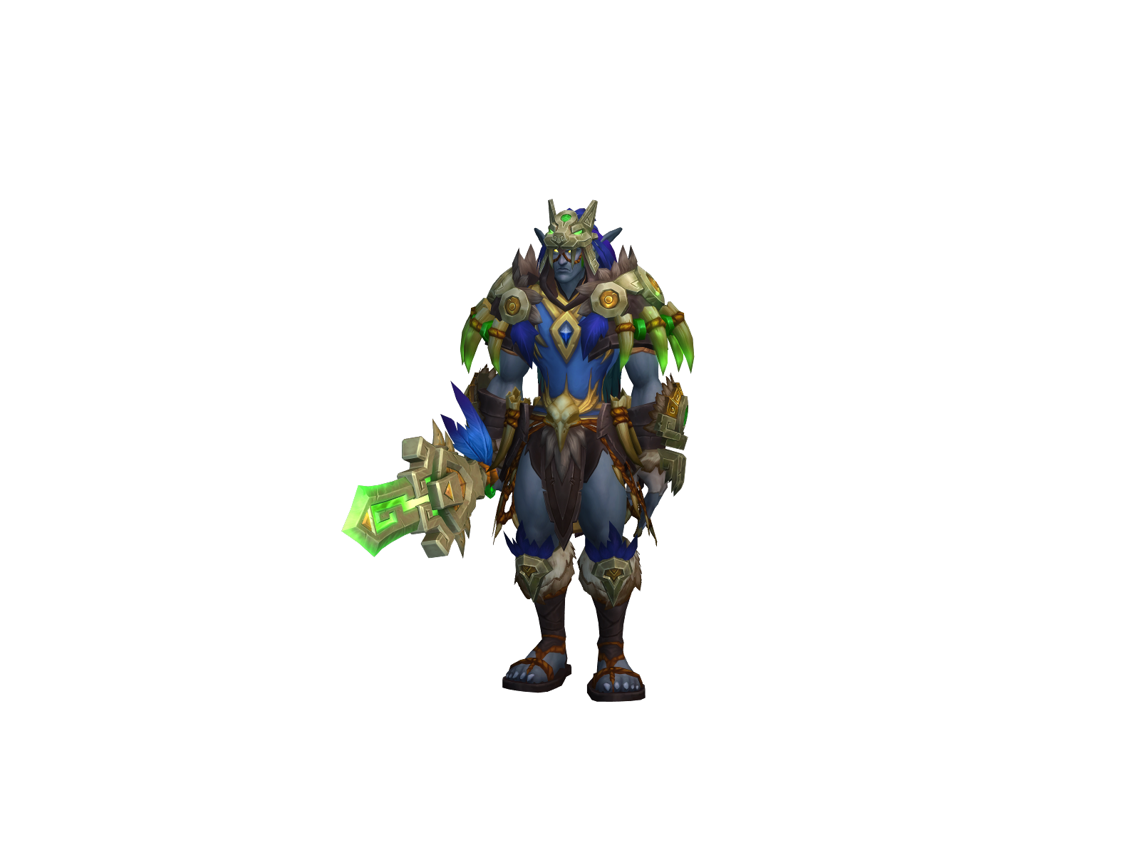 Mythundacat 3D character render