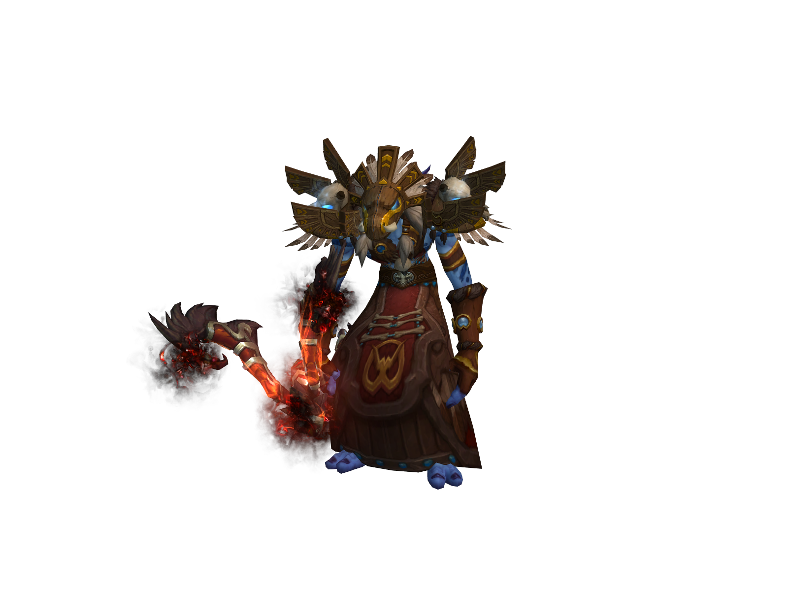 Terolled 3D character render