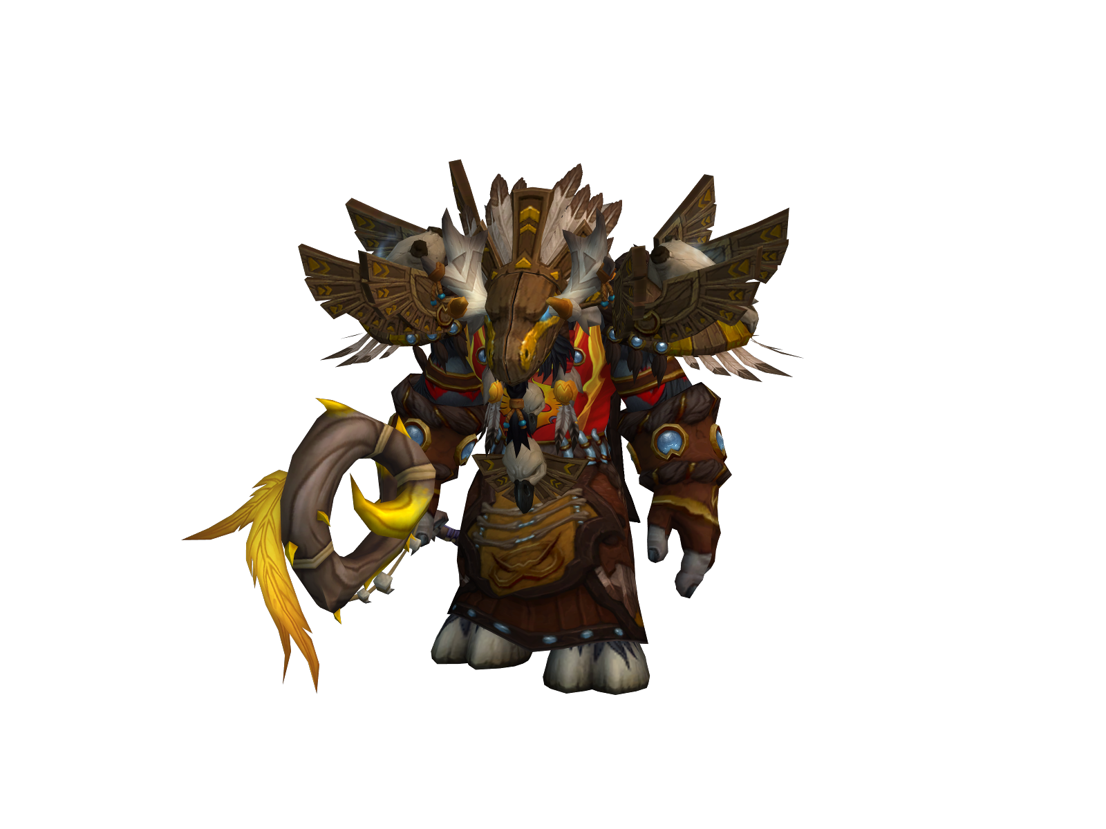 Niúbî 3D character render