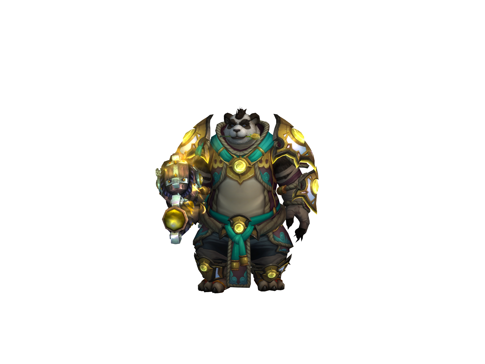 Pøe 3D character render