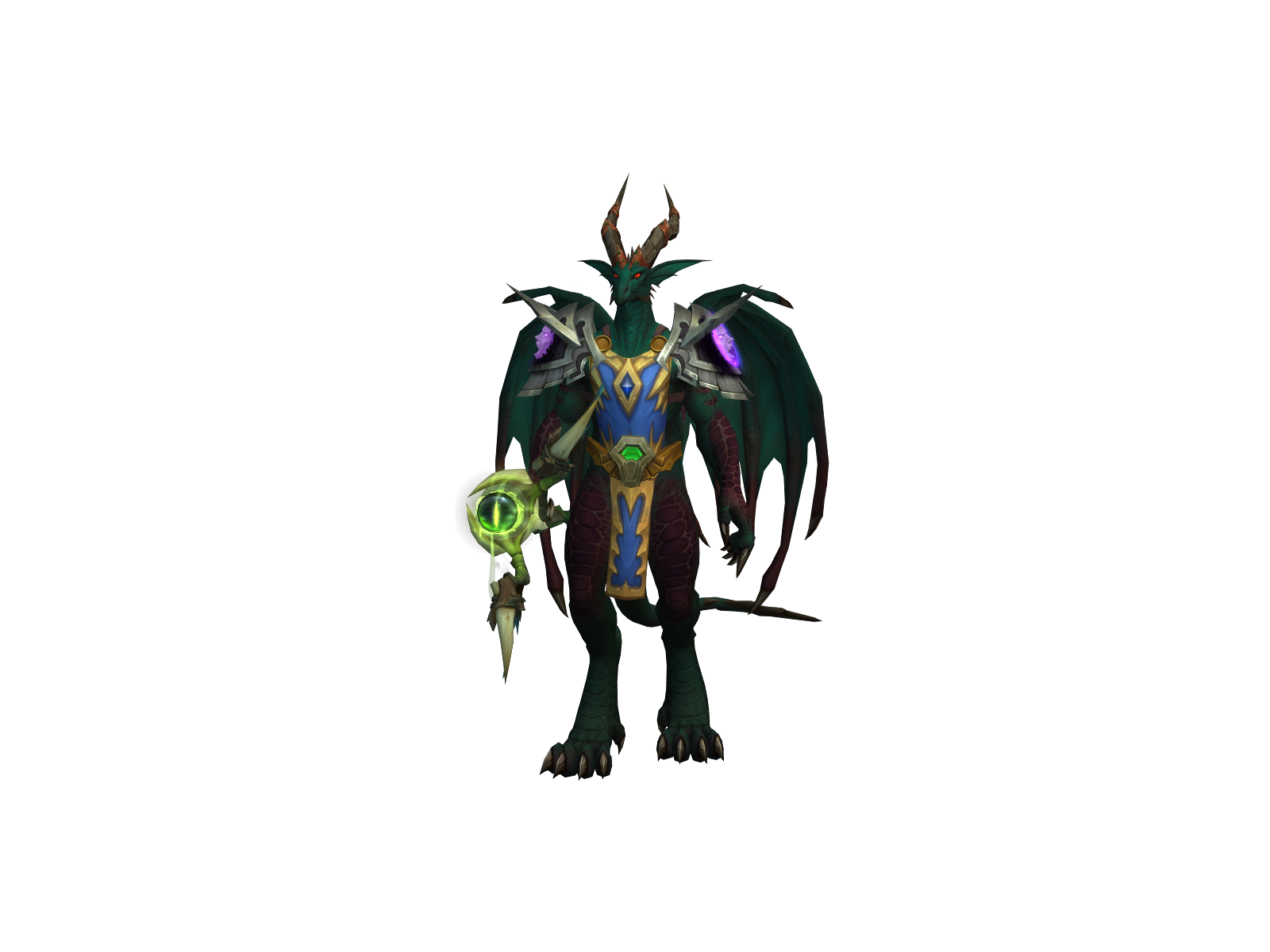 Crazypriest 3D character render