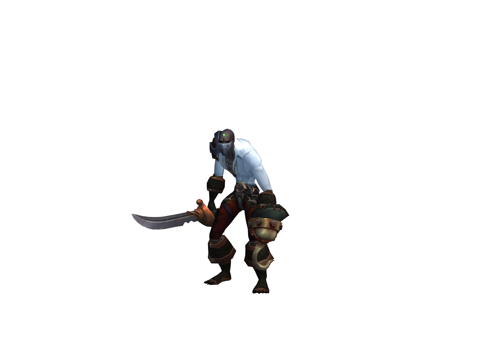Boristhblade 3D character render