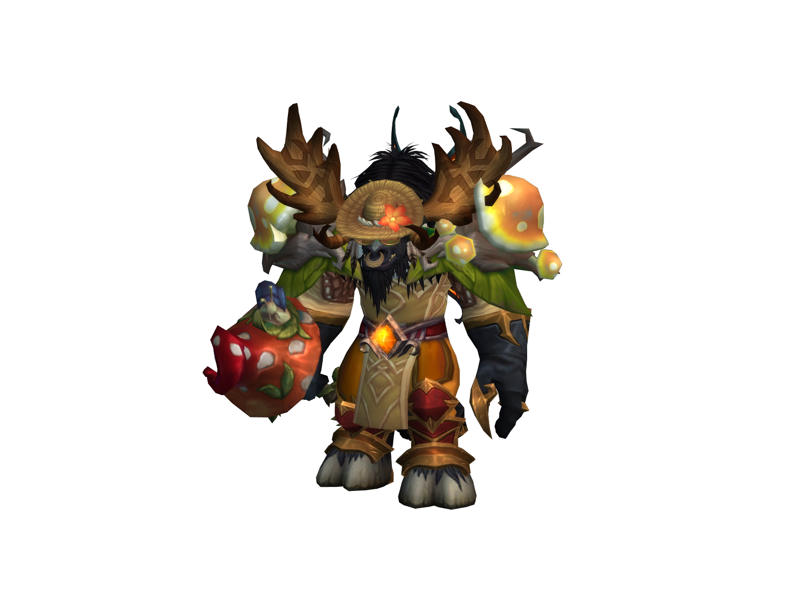 Yobster 3D character render