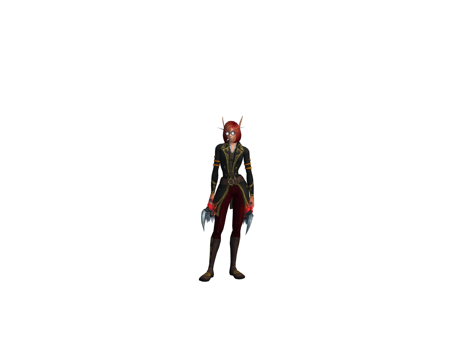 Kirias 3D character render