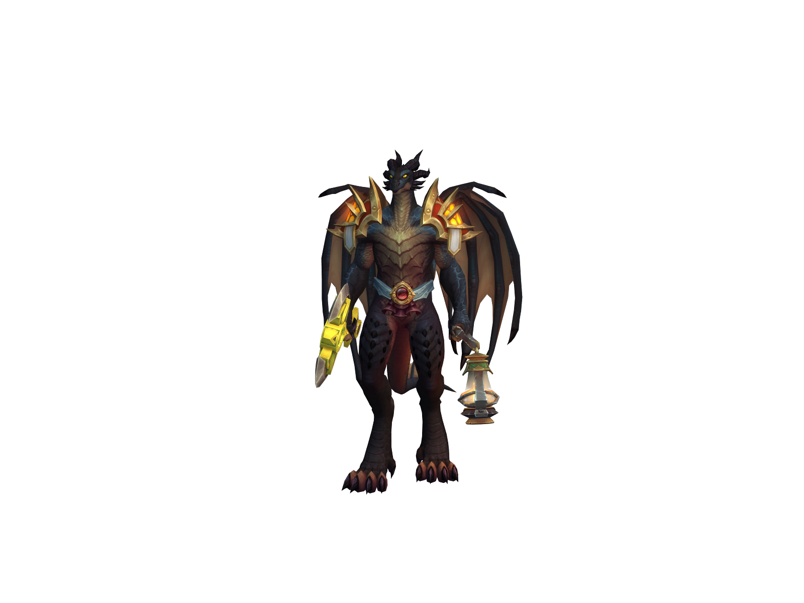 Dracosanguos 3D character render
