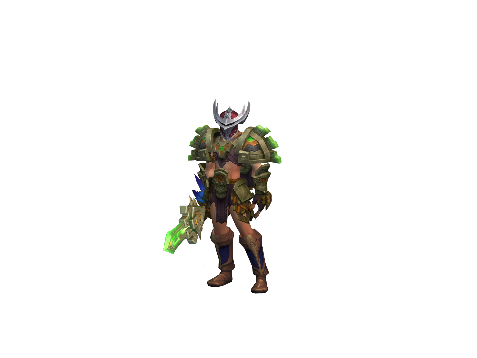 Meatcleaver 3D character render