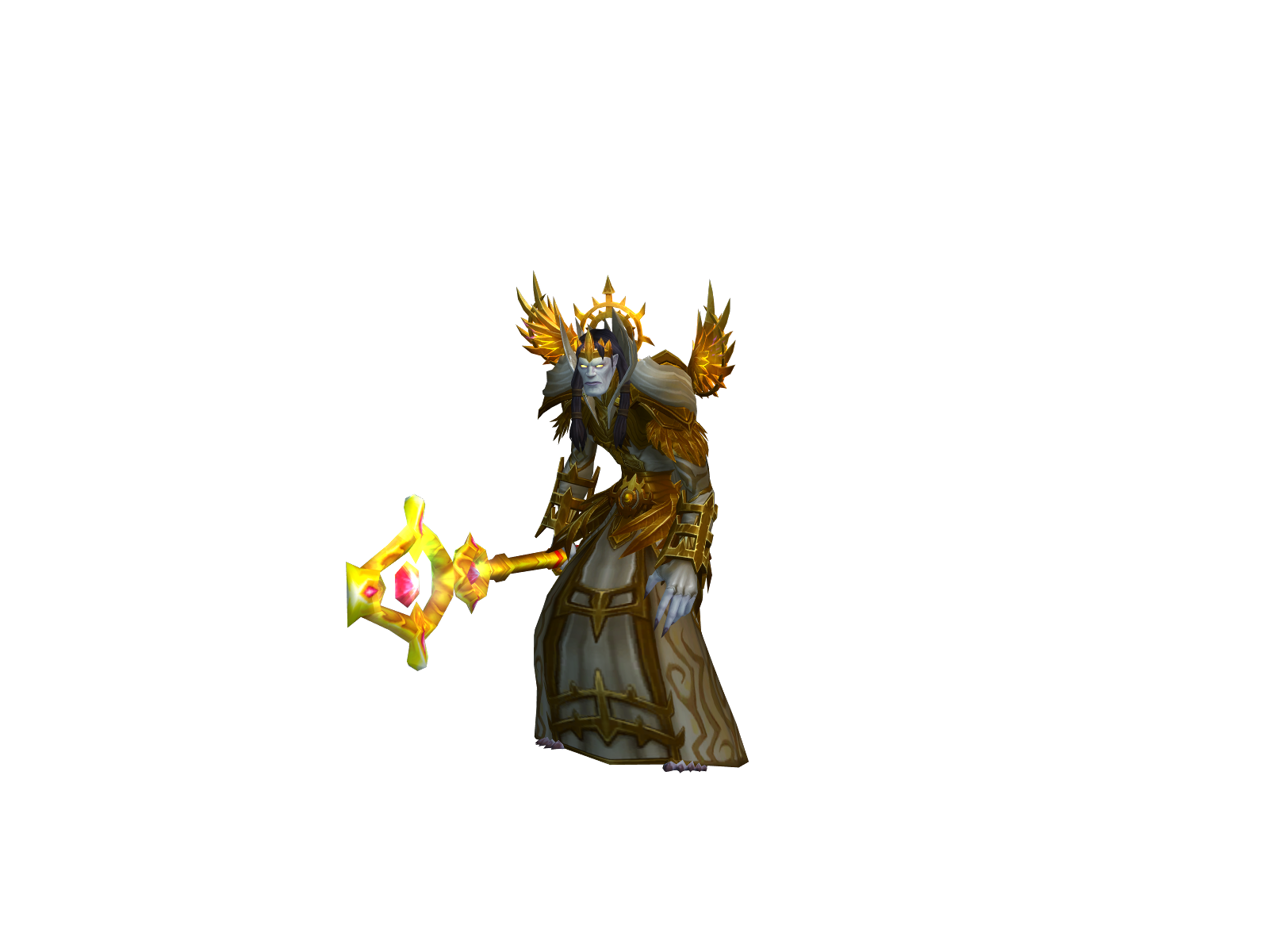 Yevon 3D character render