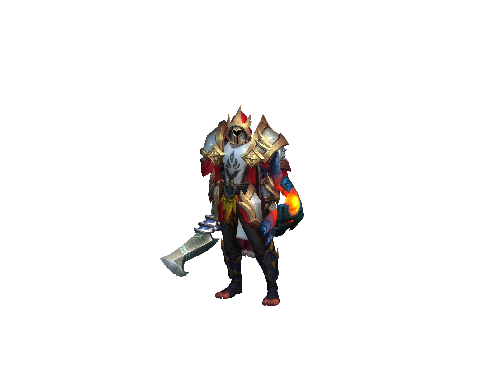 Damevil 3D character render