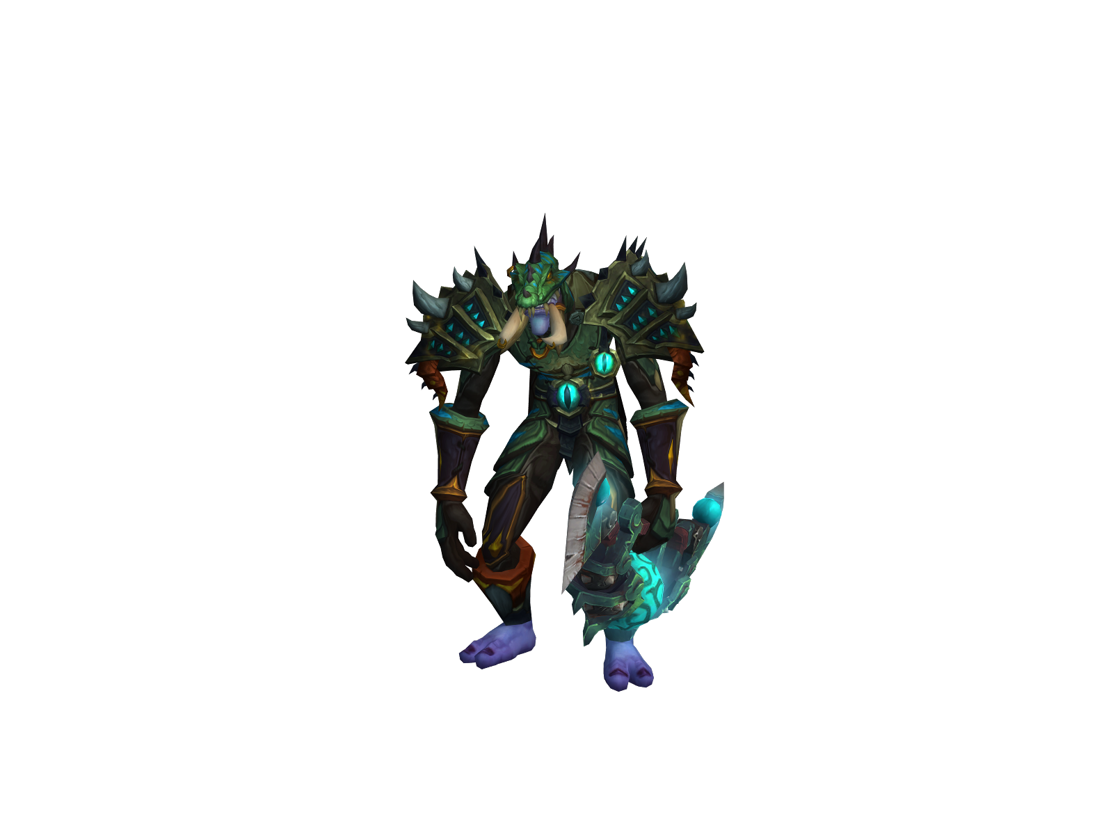 Travisaur 3D character render