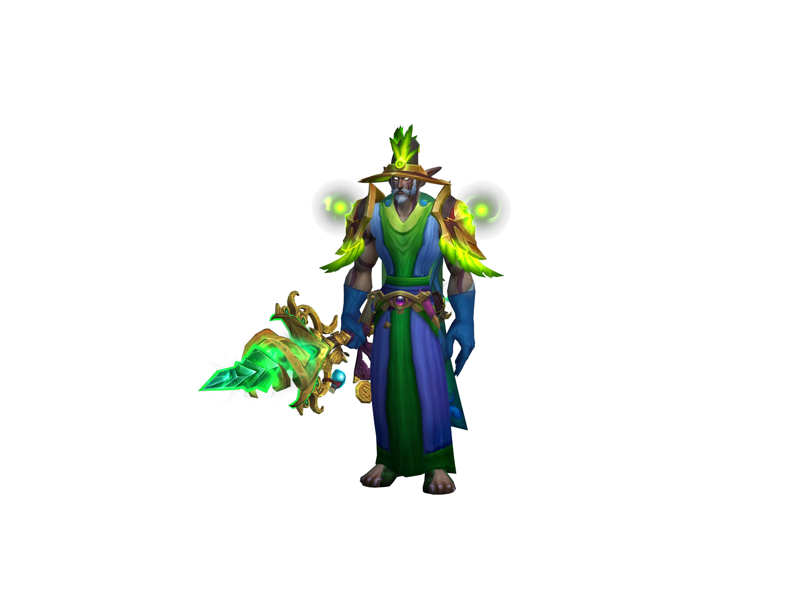 Azull 3D character render