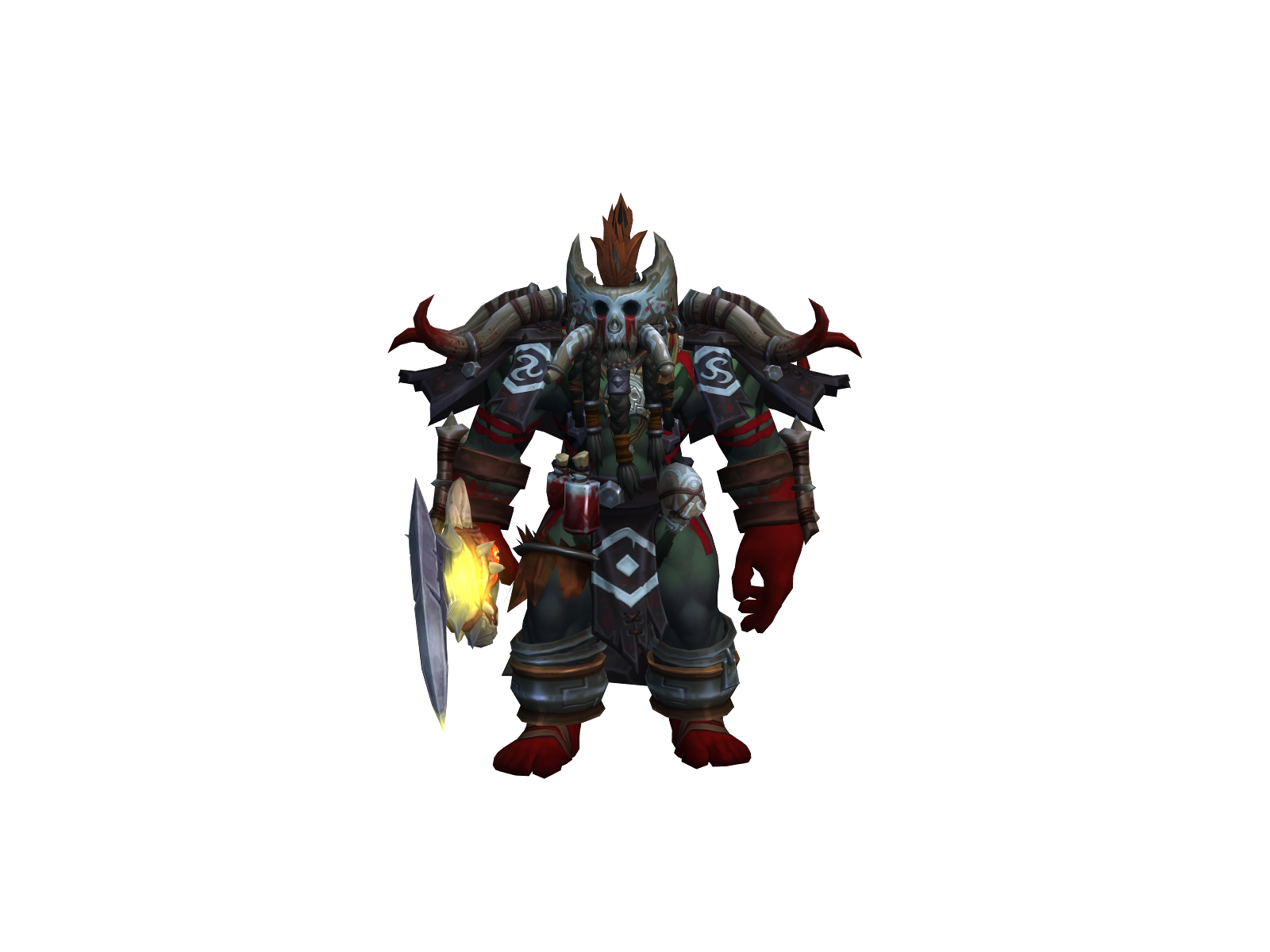 Dyspare 3D character render