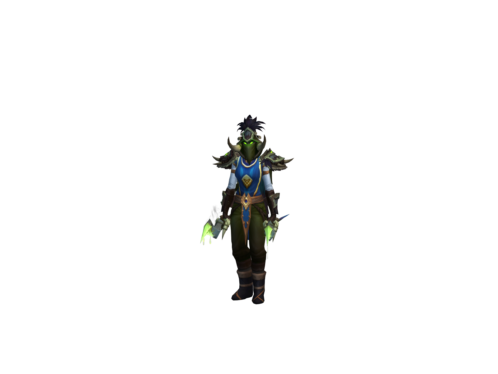 Mallaury 3D character render