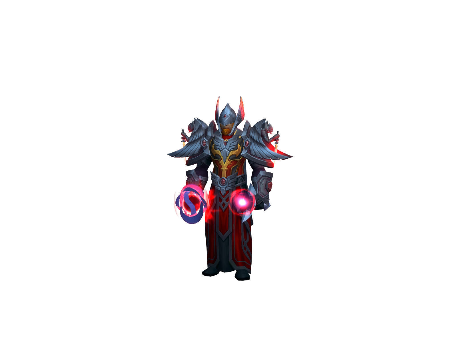 Kelemvor 3D character render