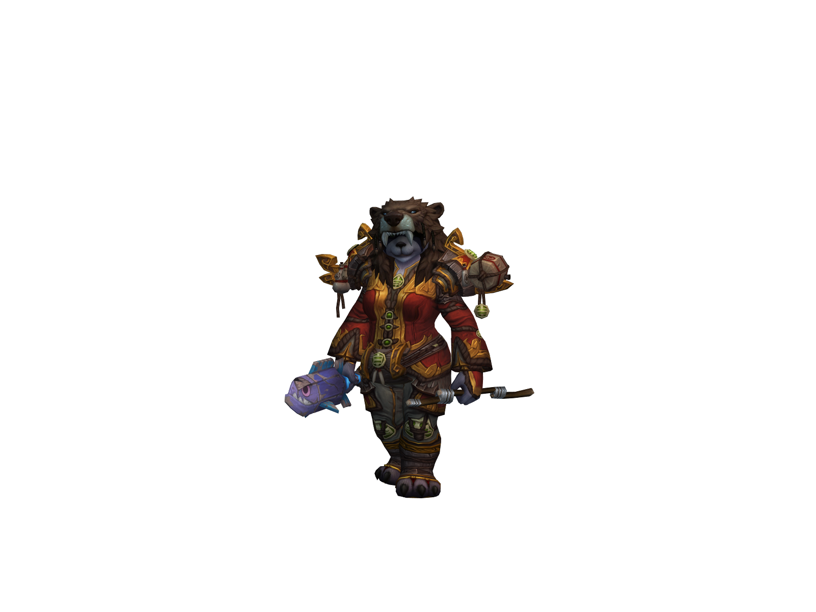 Acorn 3D character render