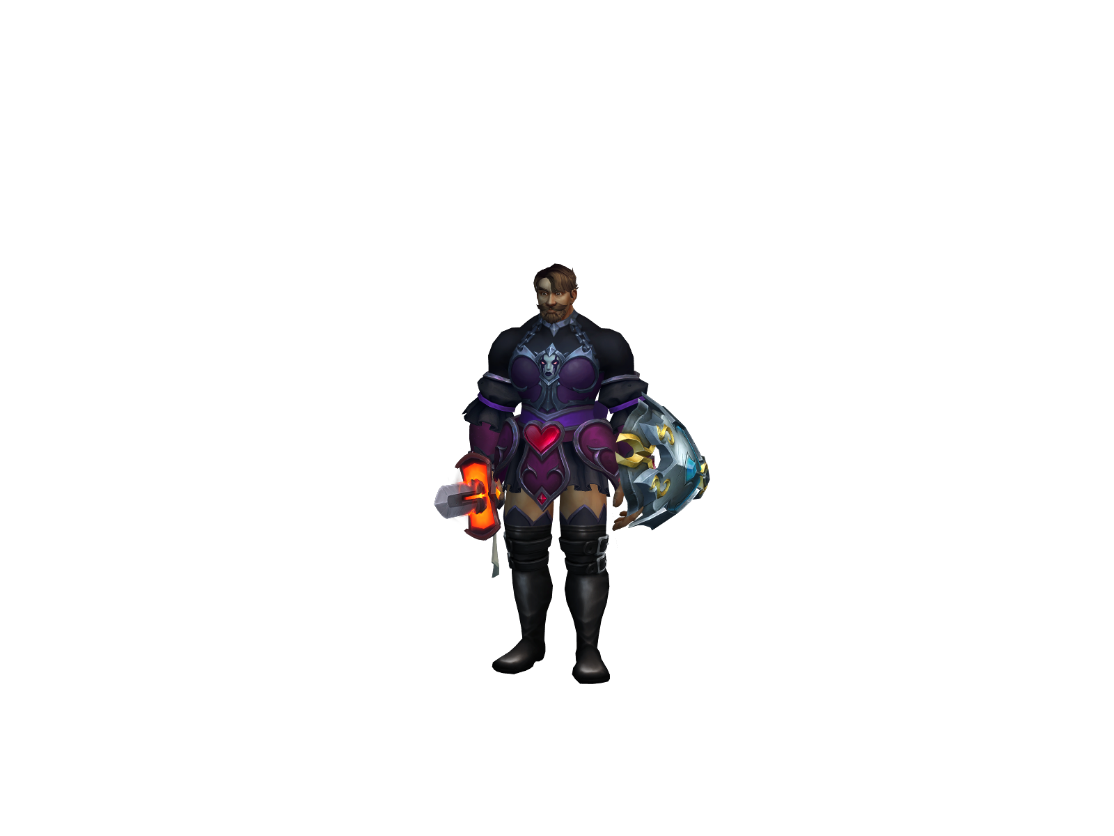 Hezekiah 3D character render