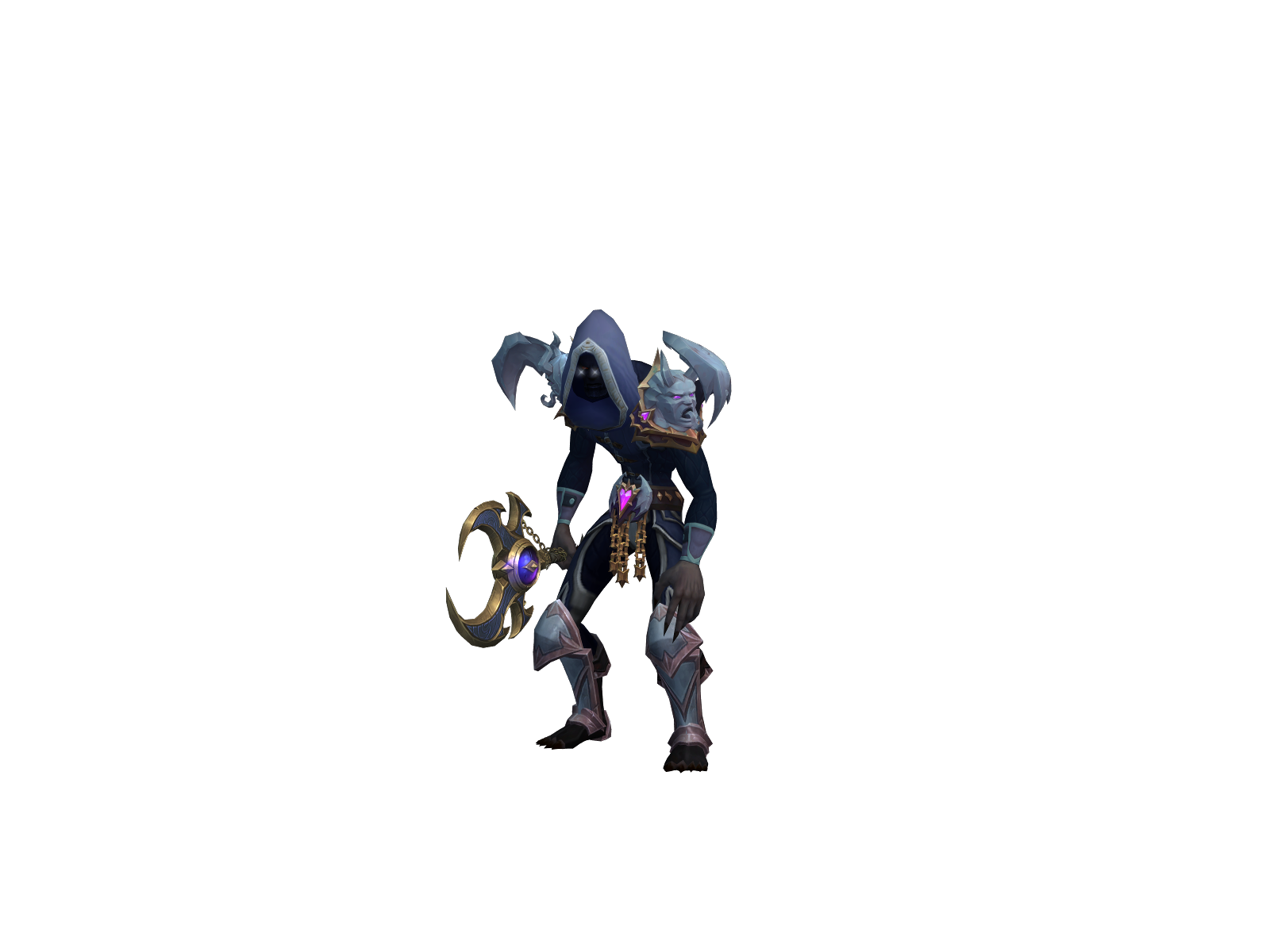 Nécrowafer 3D character render