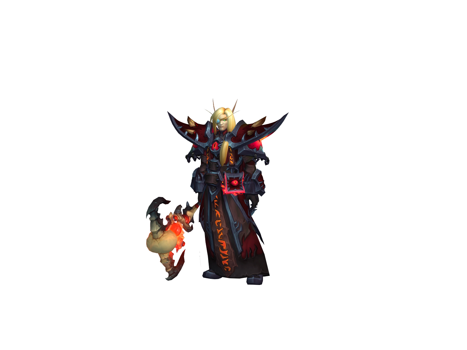 Dêidara 3D character render