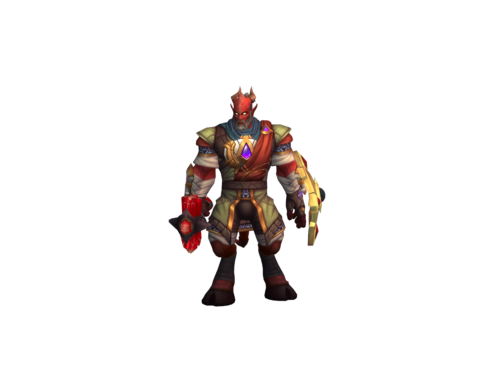 Theist 3D character render