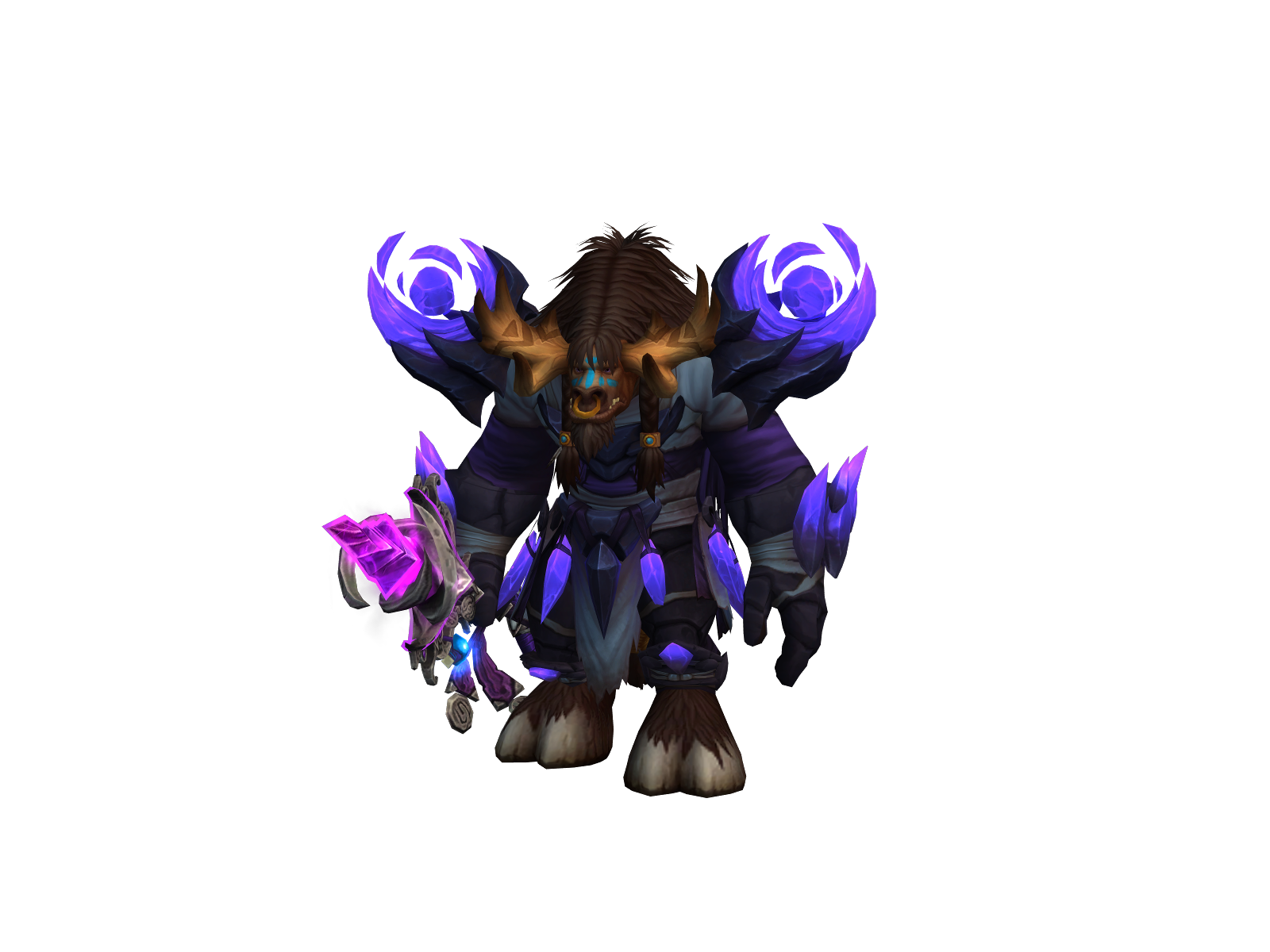 Skywarp 3D character render