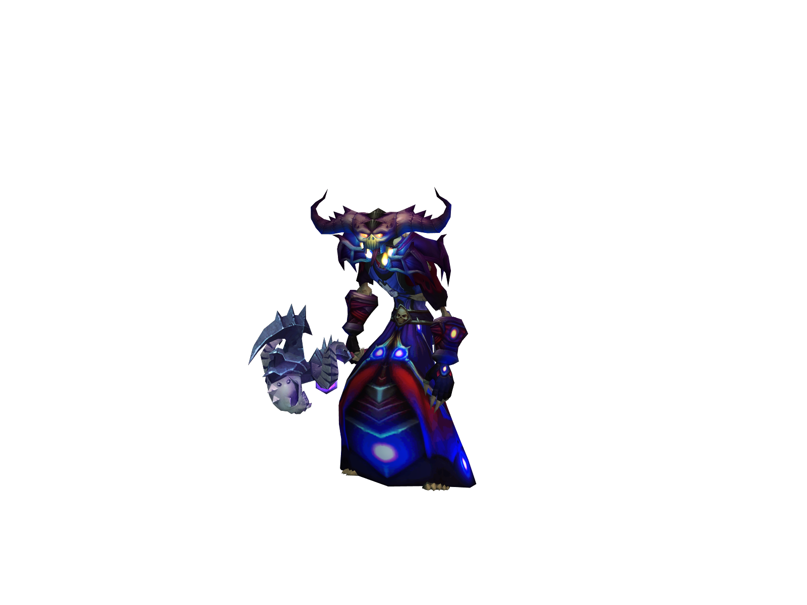 Corpsefire 3D character render