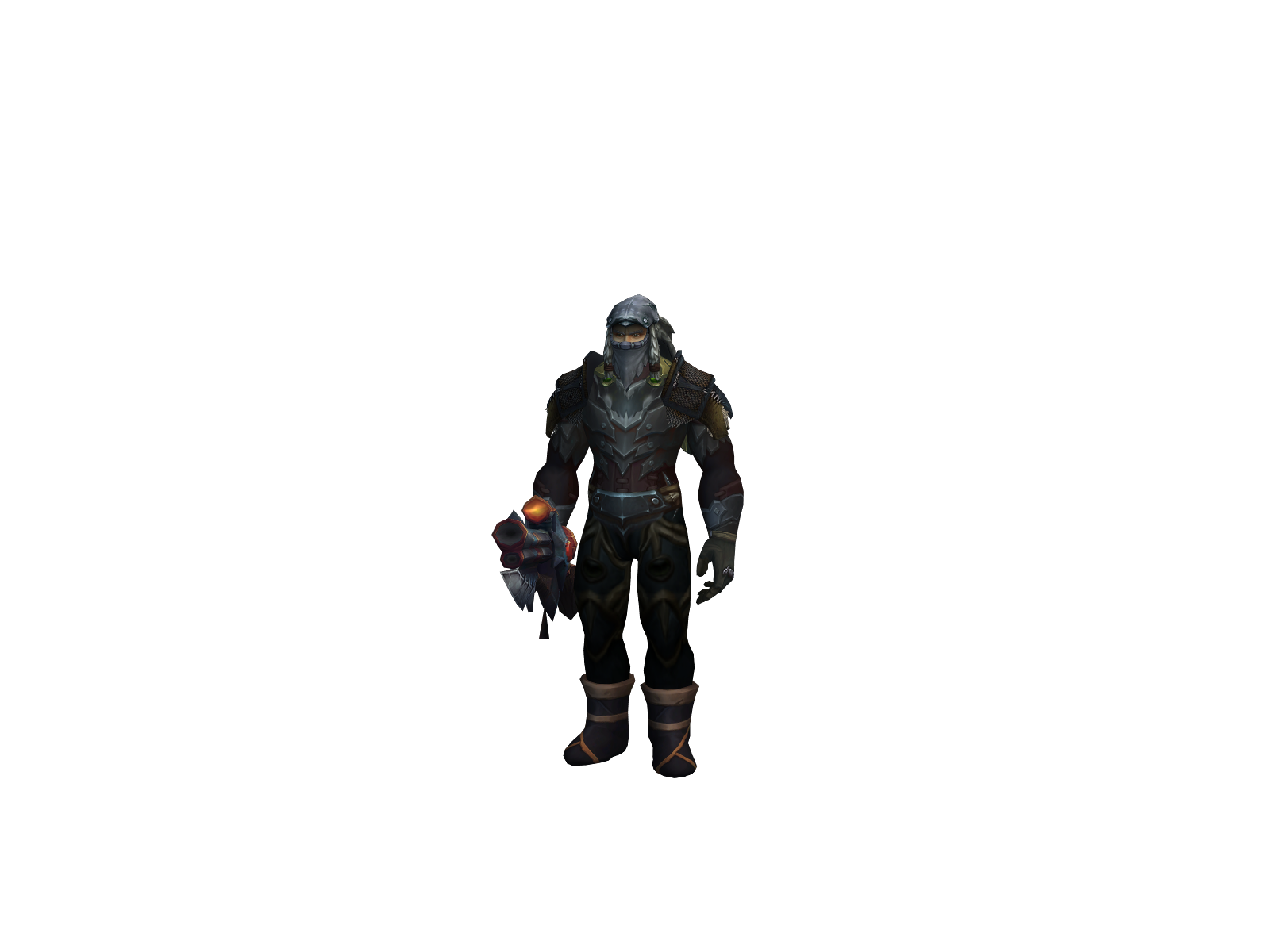 Fcnhnter 3D character render