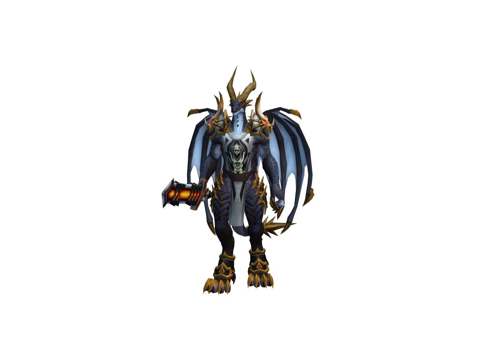 Machostrasza 3D character render