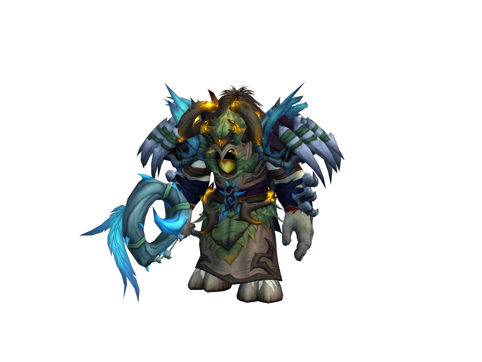 Feralkaos 3D character render