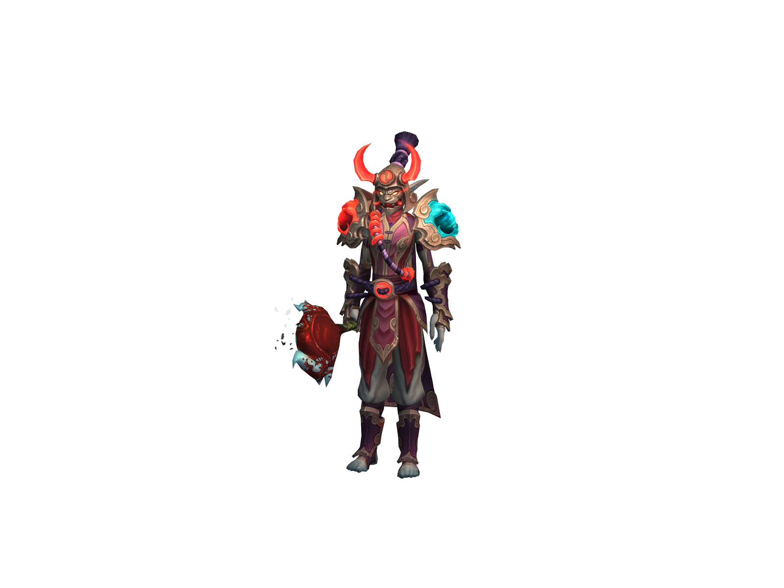 Nephra 3D character render