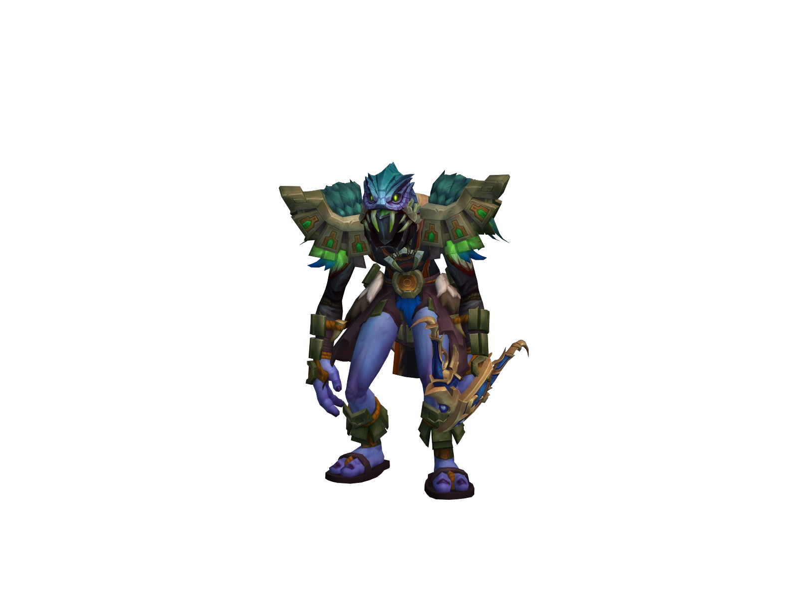 Muroken 3D character render