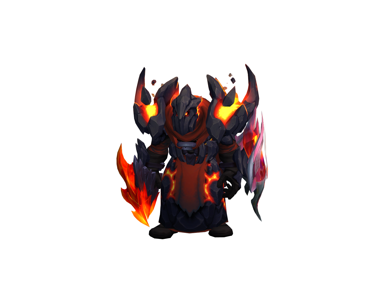 Powerdown 3D character render