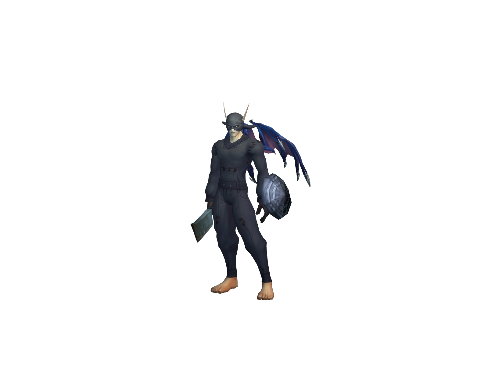Fishbubble 3D character render