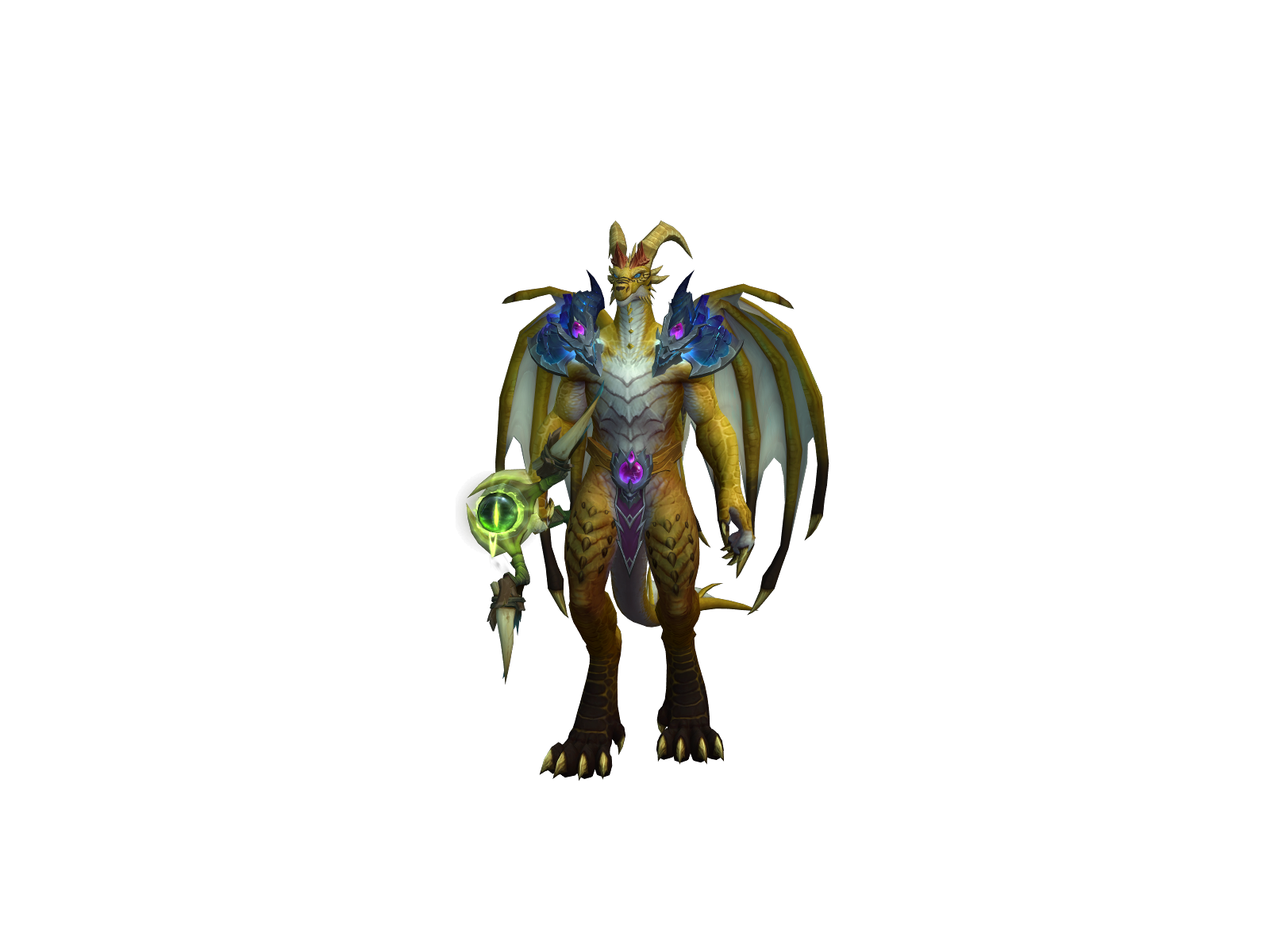 Dragonfired 3D character render