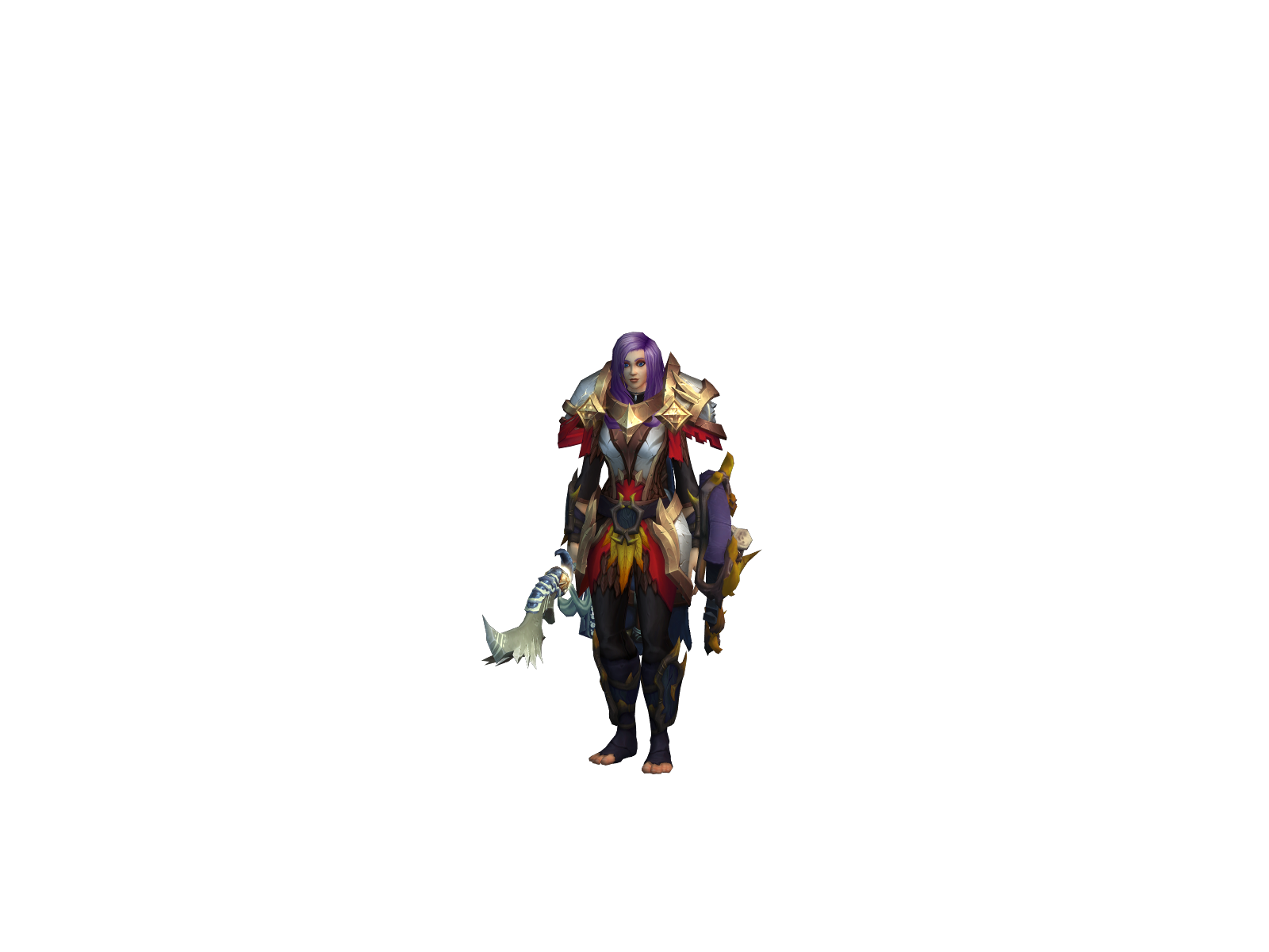 Calandrya 3D character render