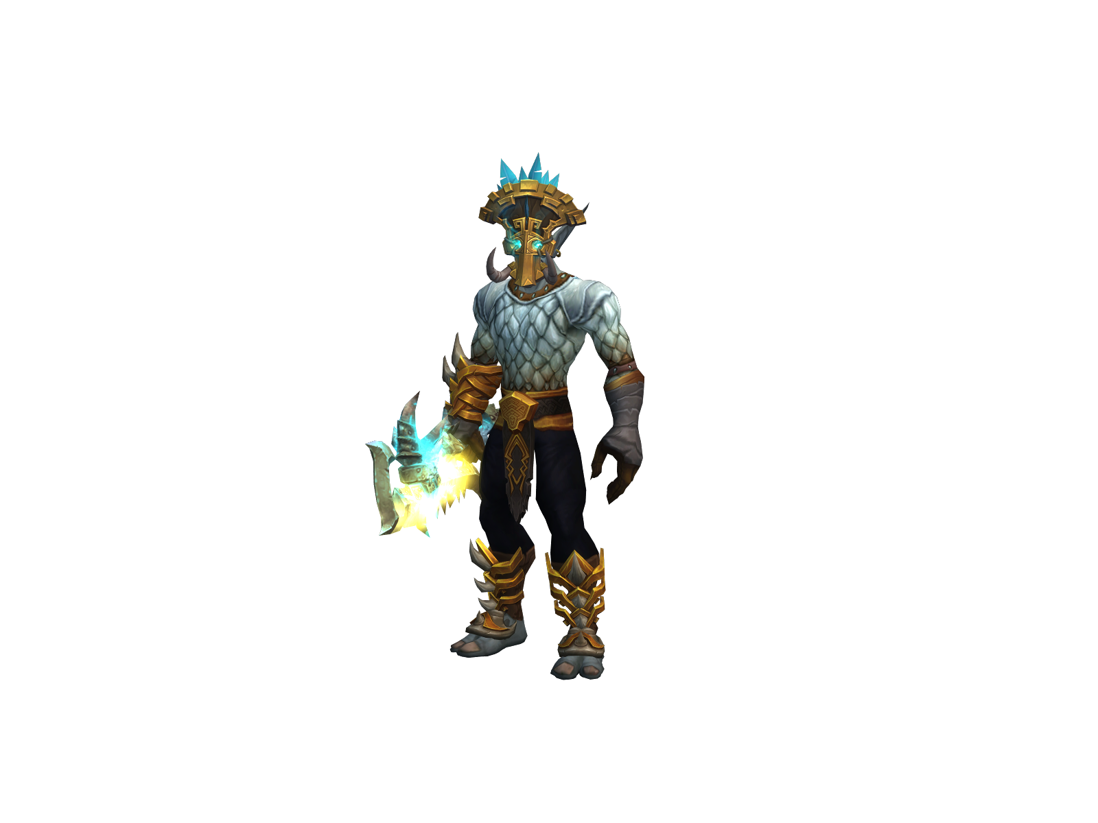 Tazi 3D character render
