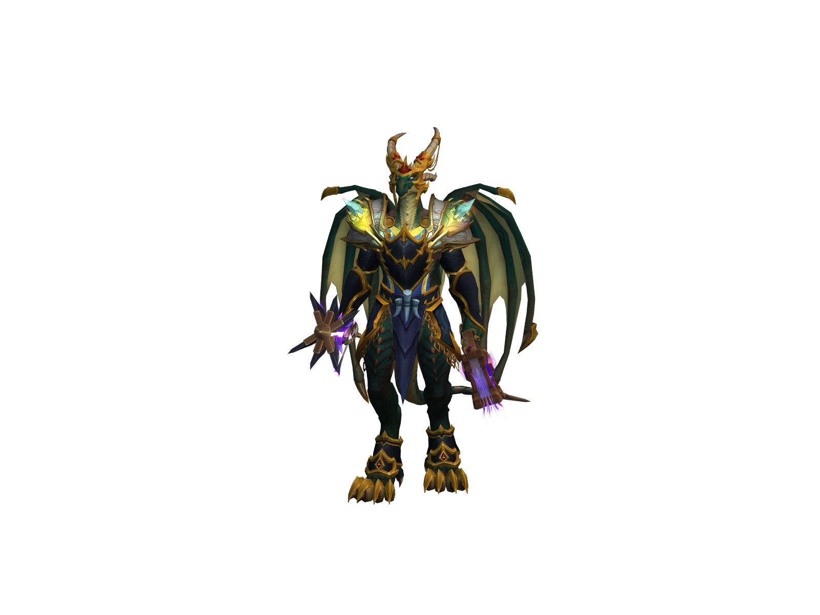 Dragonzord 3D character render