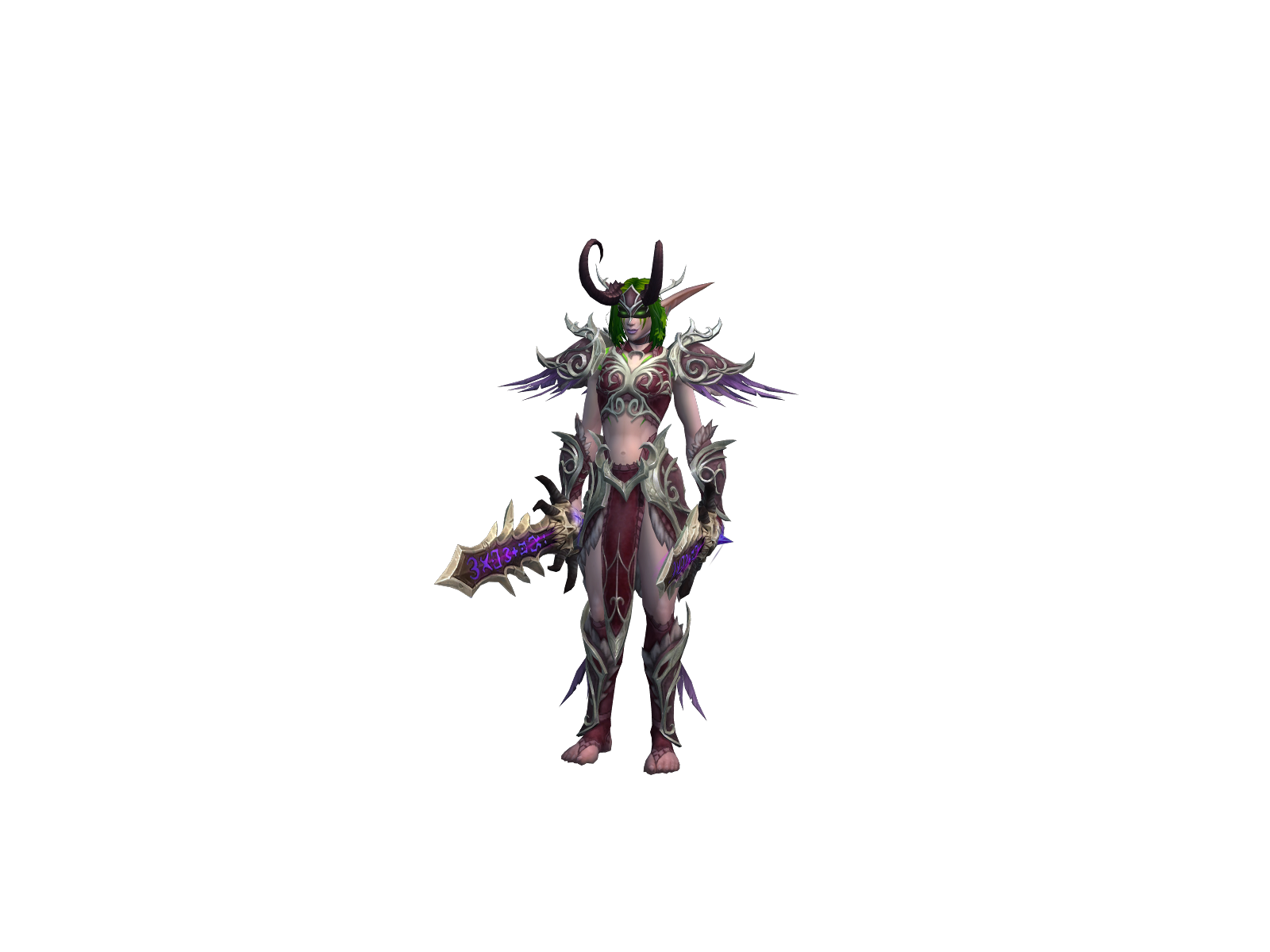 Catara 3D character render