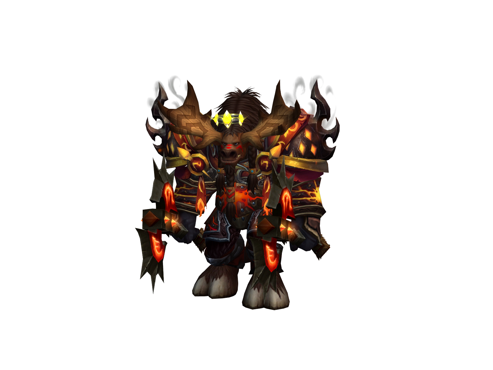 Smokeabull 3D character render