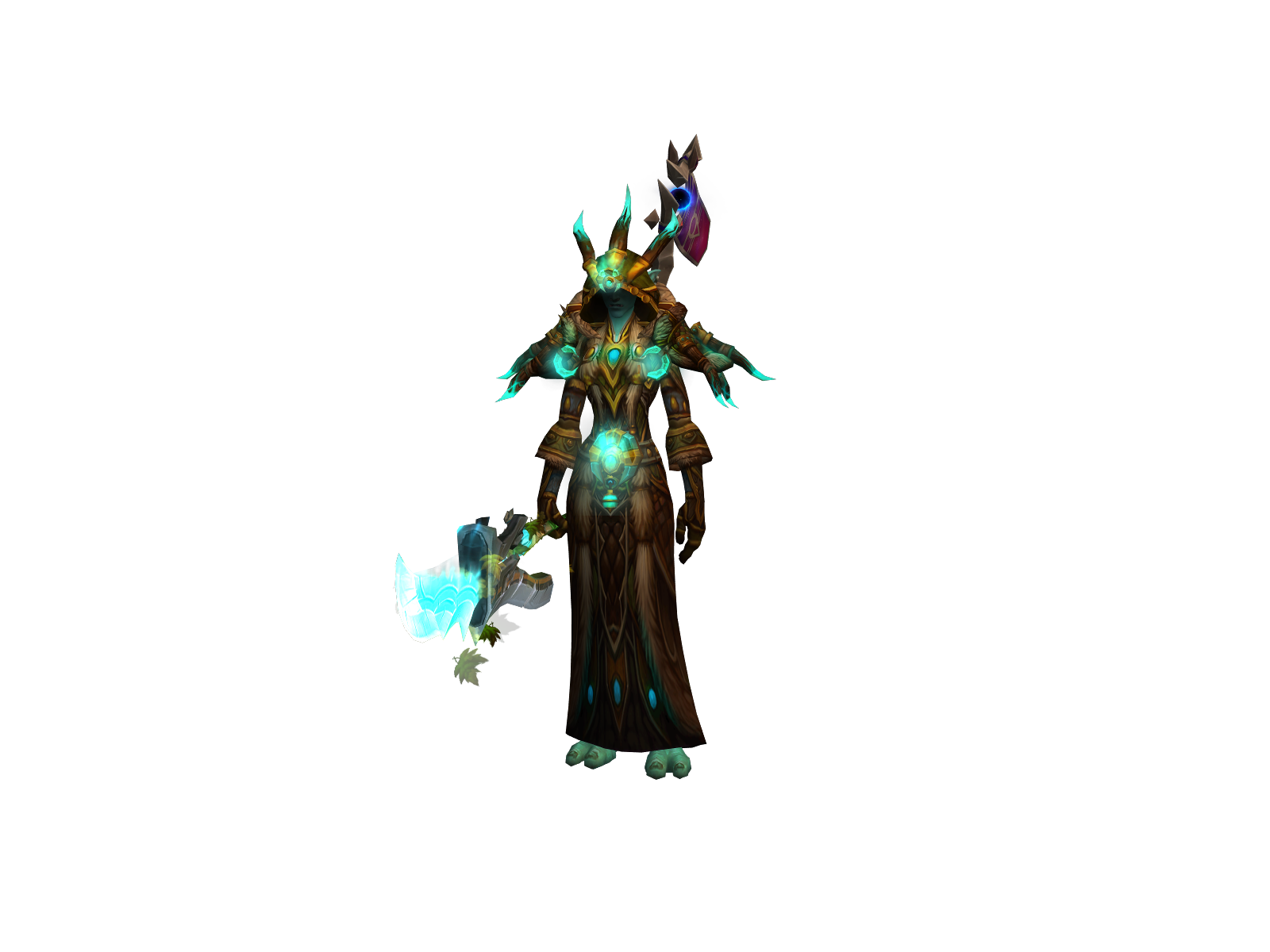 Trauk 3D character render