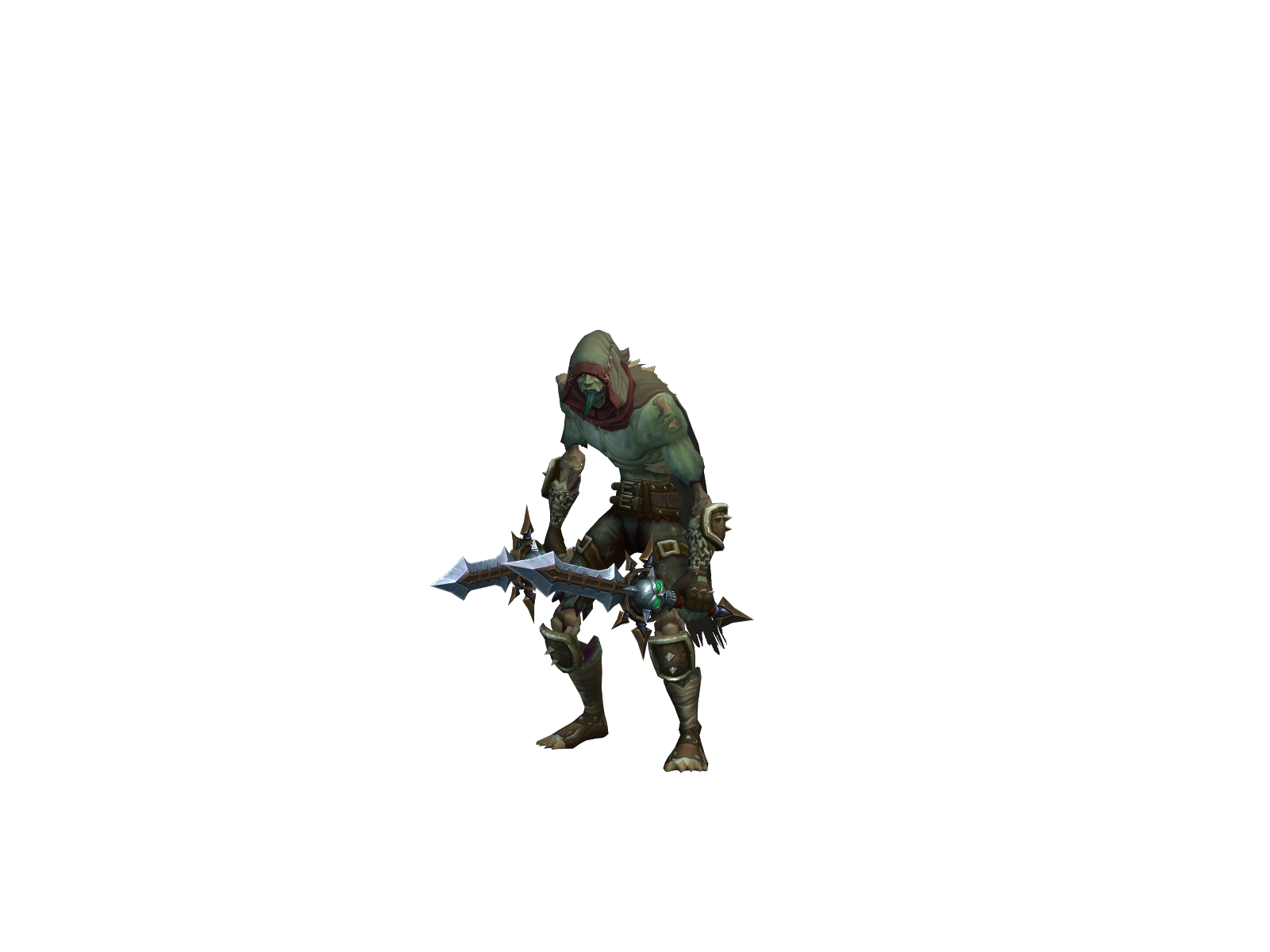 Crowknee 3D character render