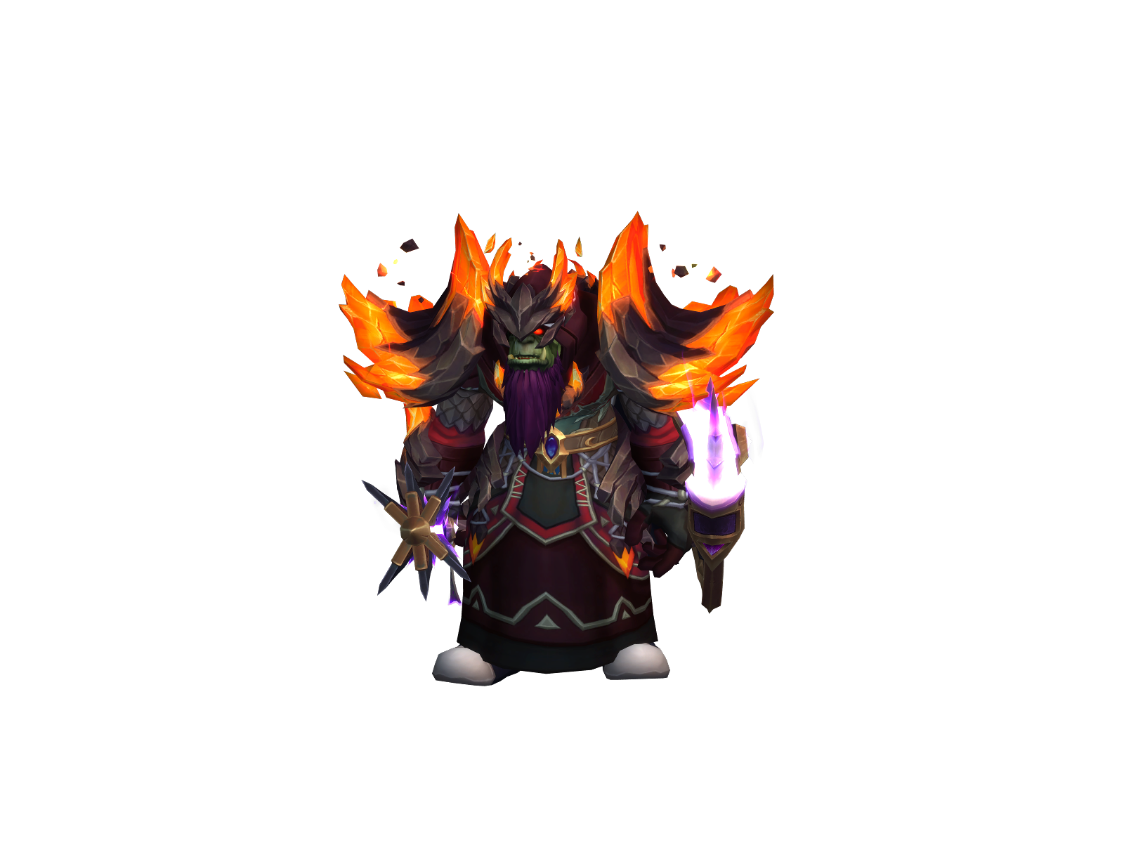 Tomkench 3D character render
